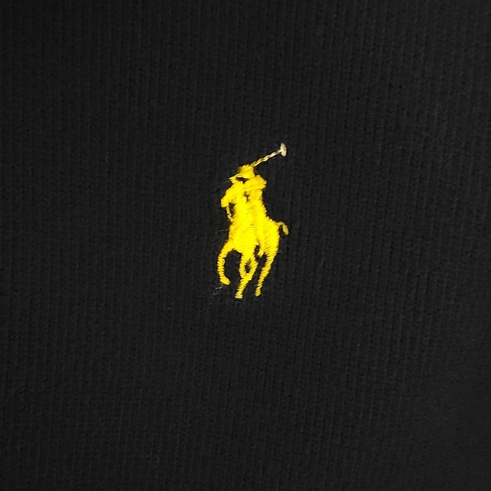 Polo Ralph Lauren 1/4 Zip‎ Pullover Mens XL Navy Blue Ribbed Cotton Sweatshirt